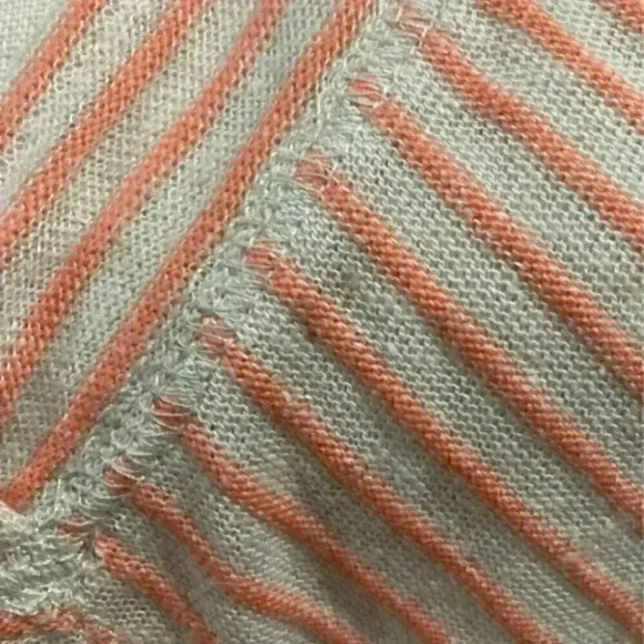 Anthropologie meadow rue pink striped linen blend blouse in size small - Picture 4 of 7